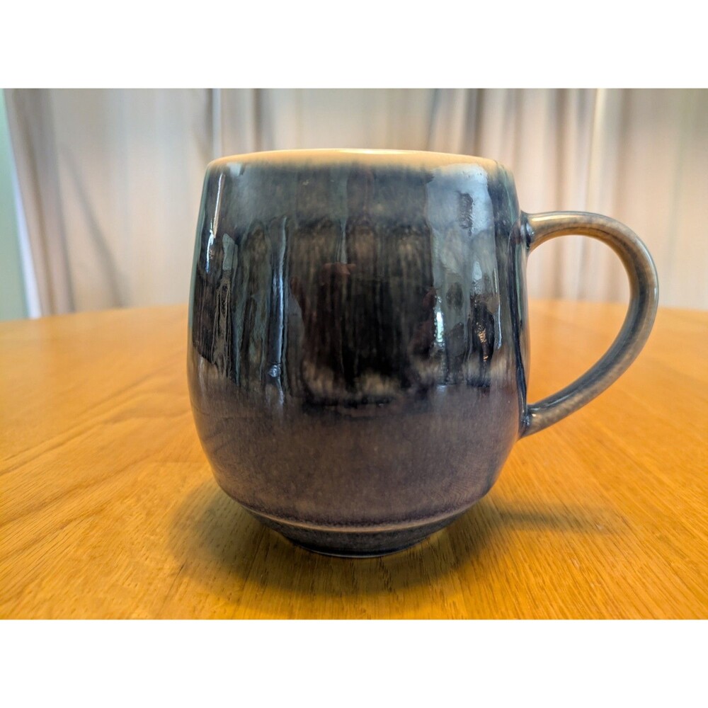 Blue Ceramic Pottery Glaze Coffee Tea Mug Made By Aruba By Tabletops Unlimited